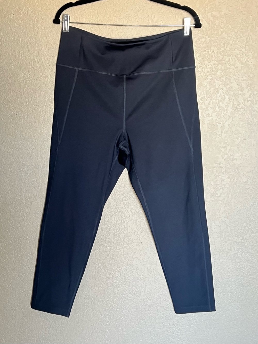 Girlfriend Collective Compressive High Rise Leggings & Sports Bra Set XXL Navy